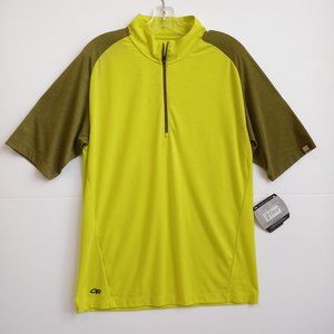OR Sequence 1/2 Zip Tee - Men L (Q20134-v)